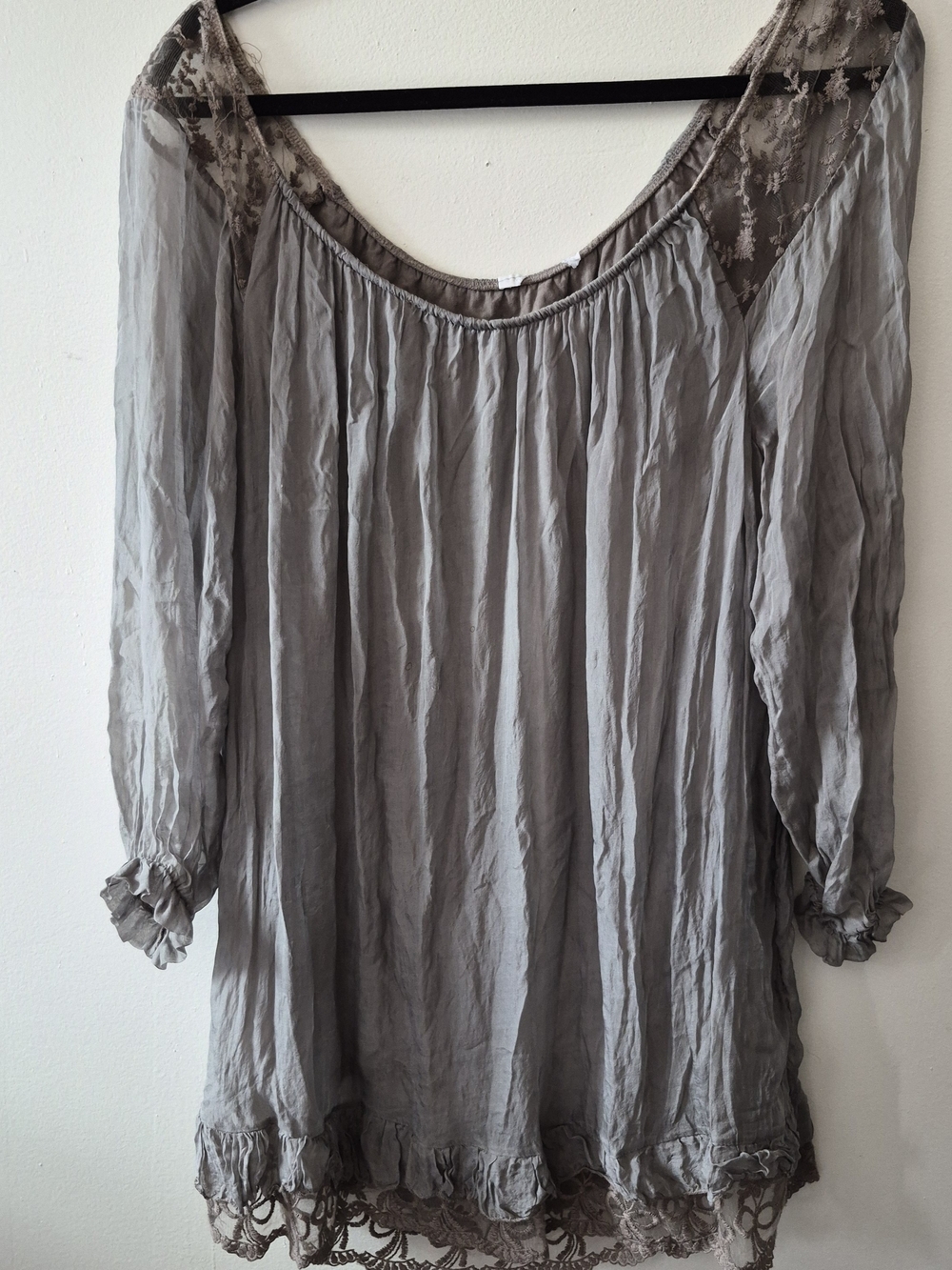 ProntoModa Giusy 100% Silk Tunic Dress